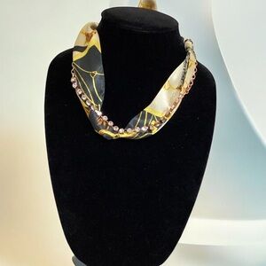 (#103) Chic Gold and Brown Women's Necklace